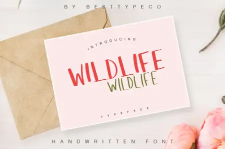 WildLife Calligraphy Font Freebie