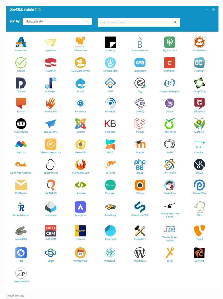 70+ One Click App Installers Screen