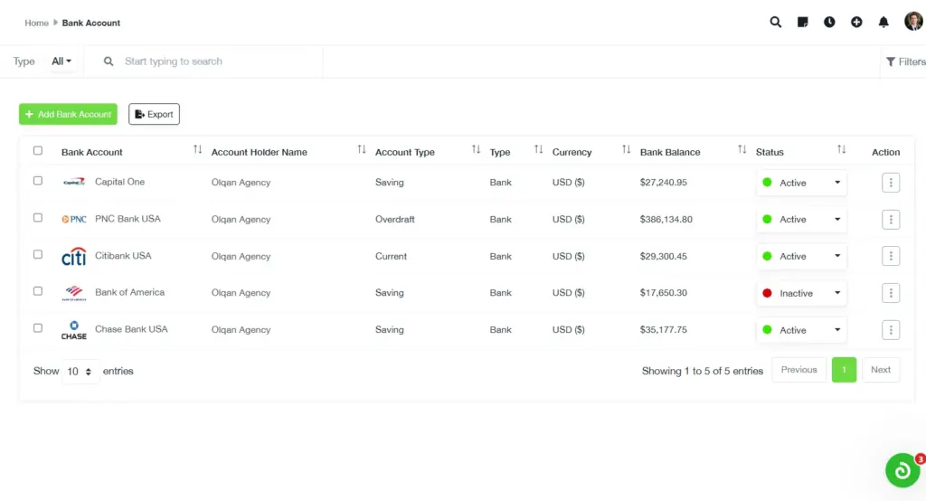 Payments Screen, All-in one Business Management Software