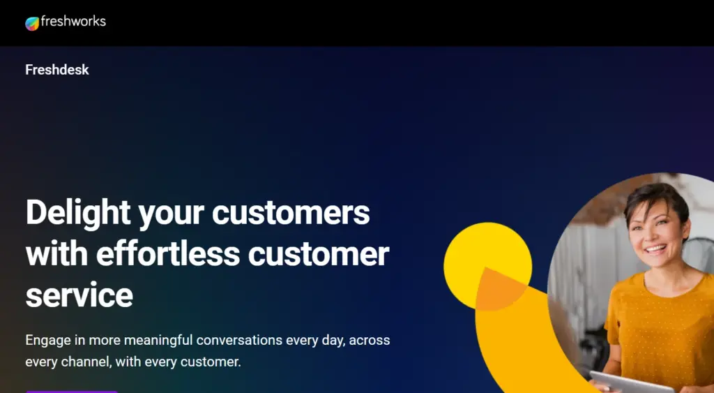 FreshDesk Home page Feature Image