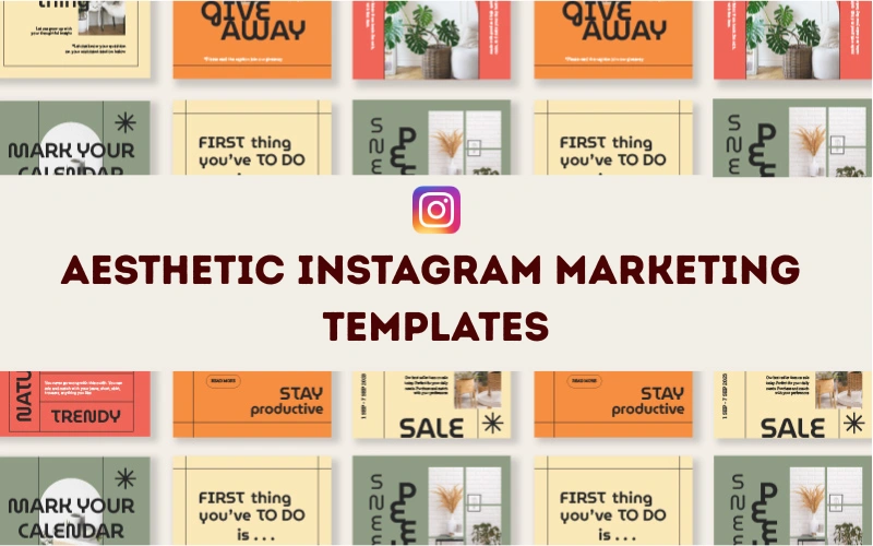 Aesthetic Instagram Marketing Templates Feature Image