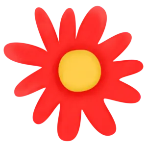 Red_Flower clipart graphic