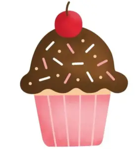 cupcake clipart graphic