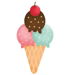 ice cream clipart graphic