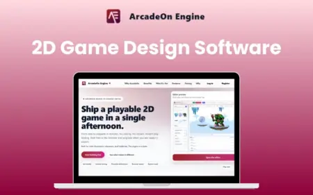 ArcadeOn Engine 2D Game Design Software Feature Image