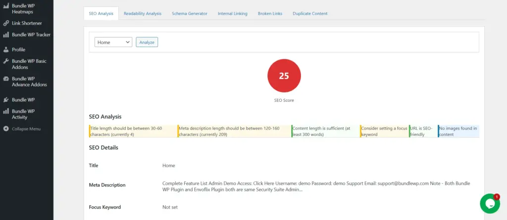 Bundle WP SEO Analysis