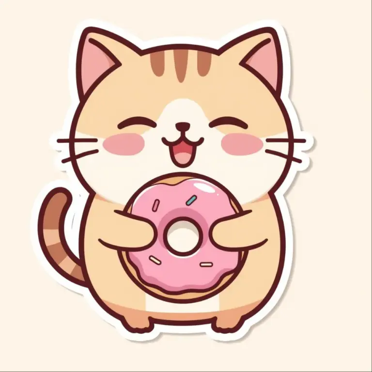 Cute Cat Sticker
