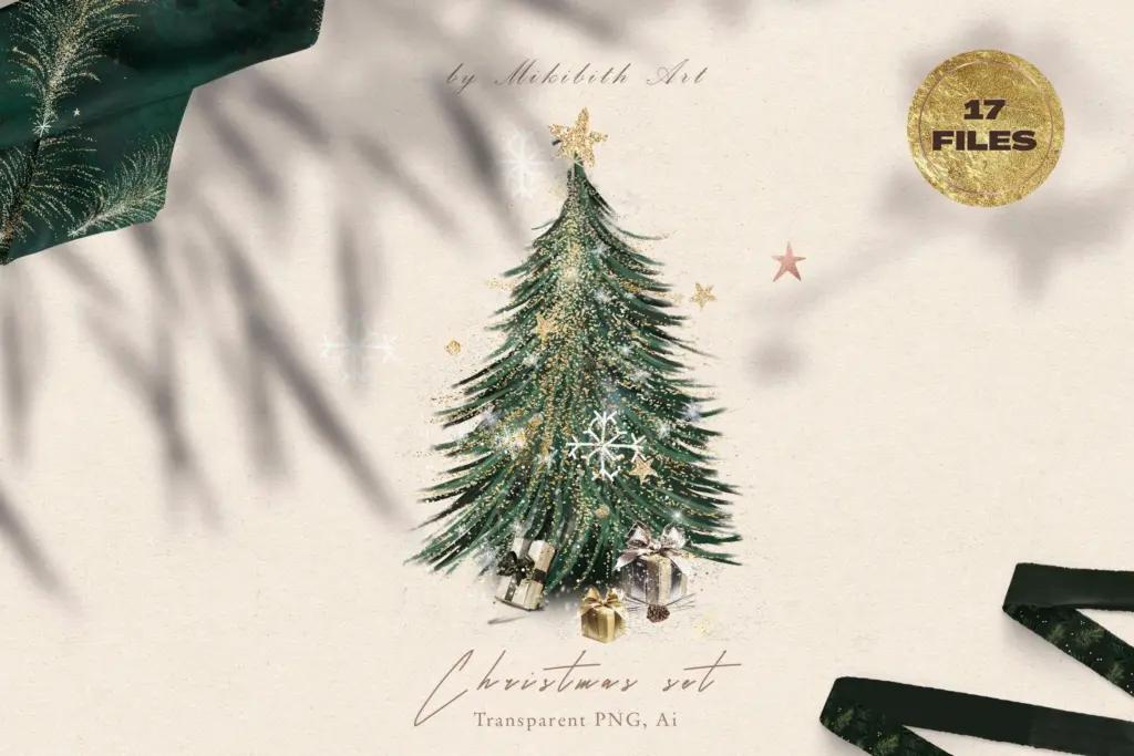 Christmas tree graphic