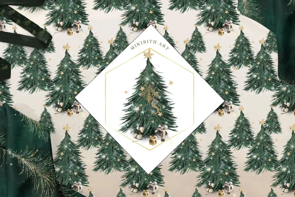 Christmas tree graphic