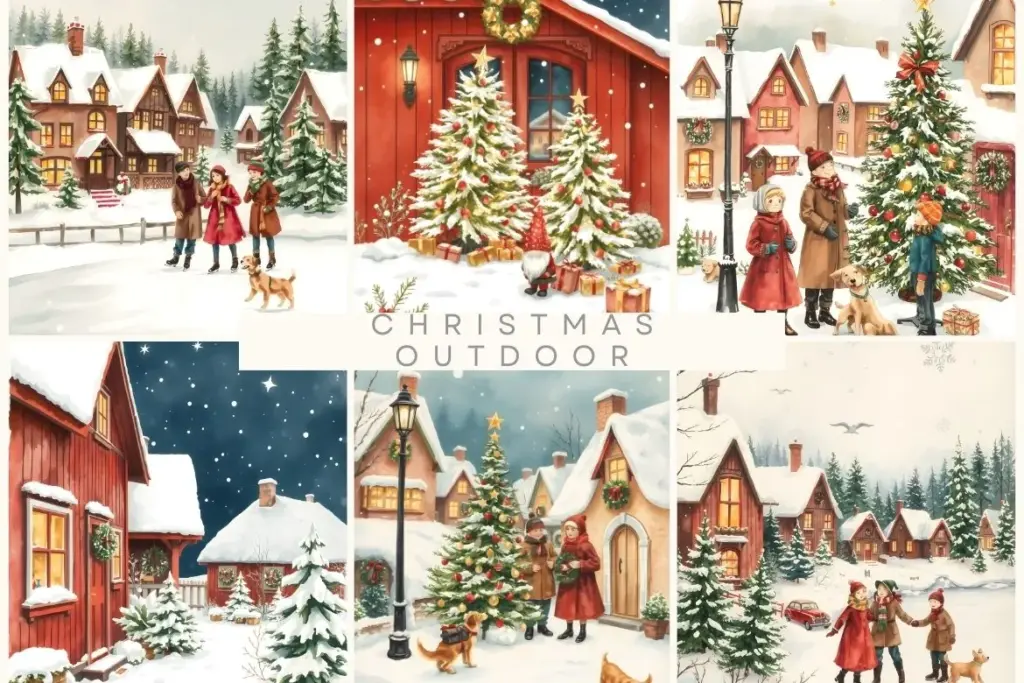 Scandinavian Christmas Outdoor Graphics