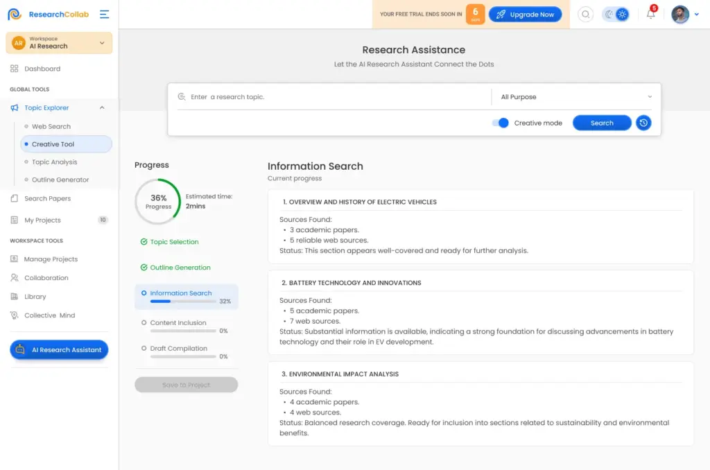 AI-Powered Research Analysis with ResearchCollab, AI Research Tool
