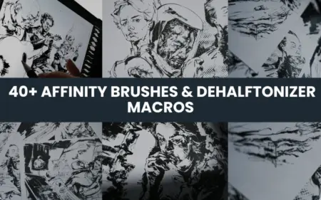 Affinity Brushes & dehalftonizer Macros Feature Image