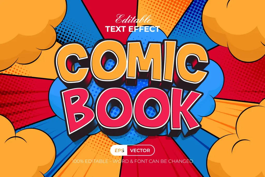 Comic Text Effect - Comic Book