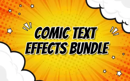 Comic Text Effects Bundle Feature Image