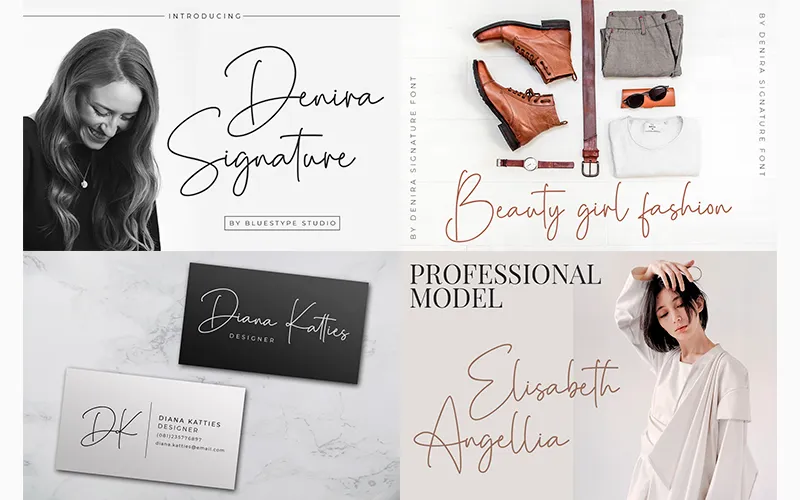 Denira Signature Font