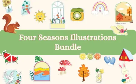 Four Seasons Illustrations Featur Image