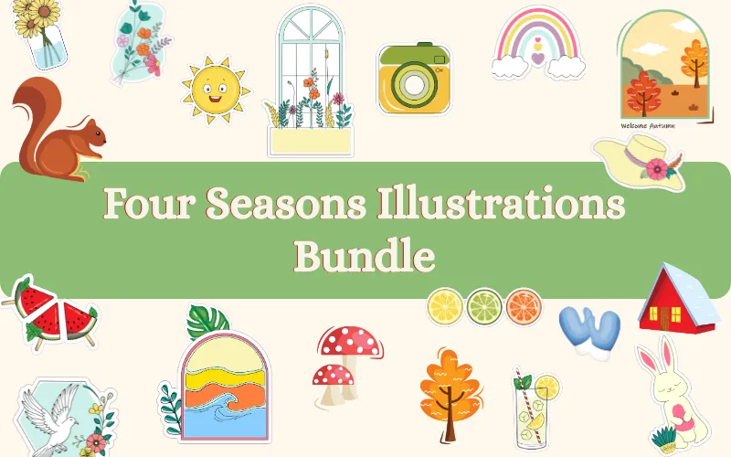 Four Seasons Illustrations Featur Image