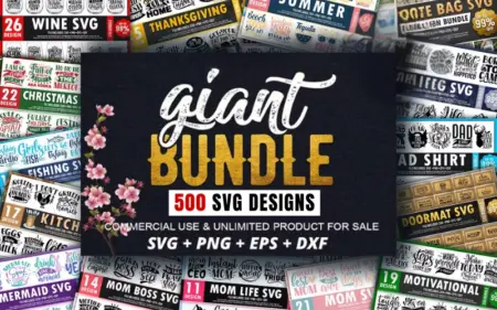 Giant SVG Designs Bundle Feature Image