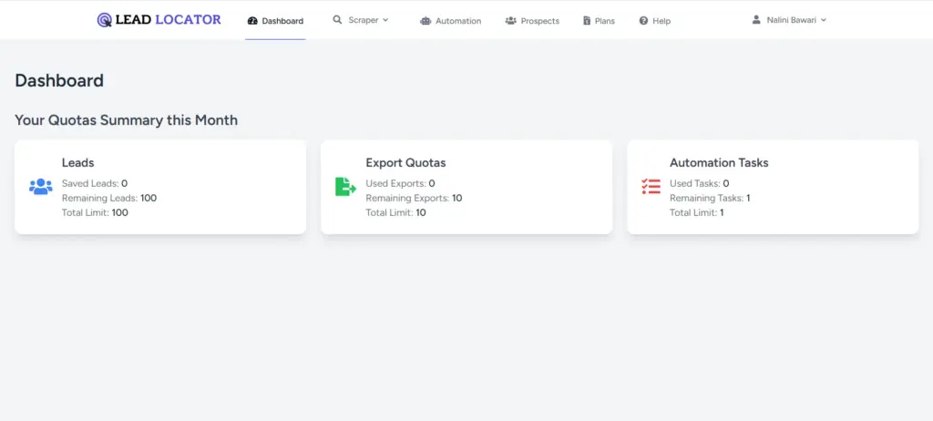 Lead Locator Dashboard