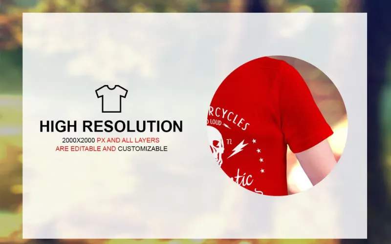 High-Resolution Men T-shirt Mockups