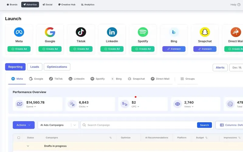 REkla AI Dashboard