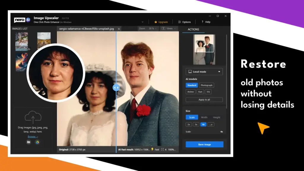 Old Photos Restoration Using Nero
