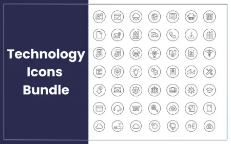 Technology Icons Bundle Feature Image