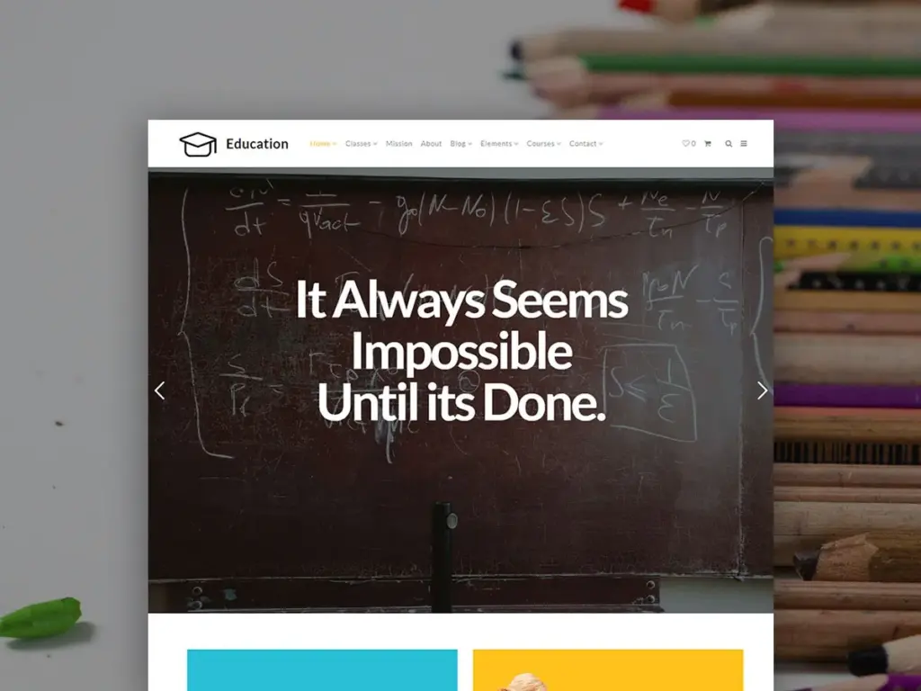 Education WordPress Theme Templates Visualmodo