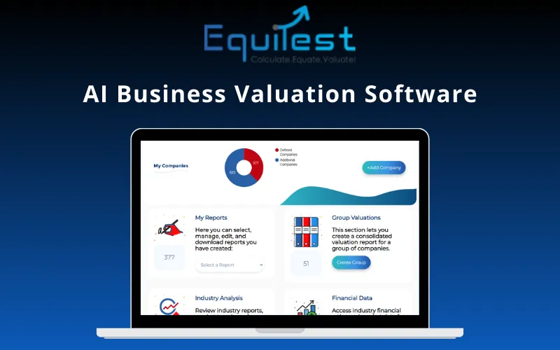 Equitest AI Business Valuation Software Feature Image