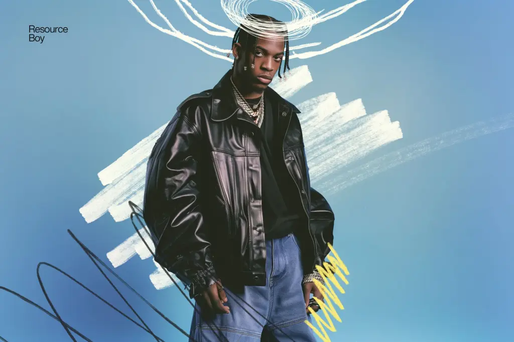 Artistic portrait of using the Scribble Overlays & Textures Bundle.