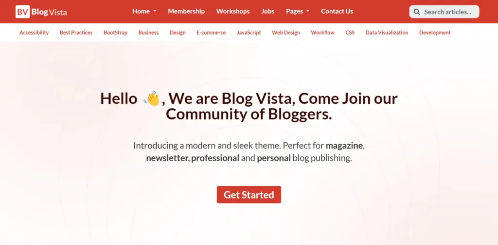 Pro Blogging WP template