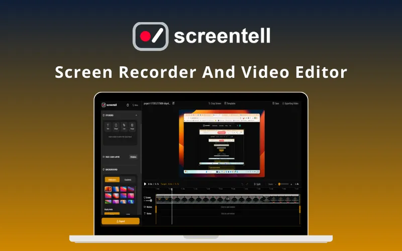 Screentell Screen Recorder And Video Editor Feature Image