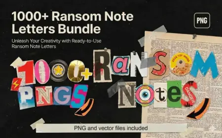 Ransom Note Letters Bundle Feature Image