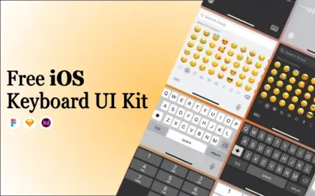 Free IOS Keyboard UI Kit Feature Image