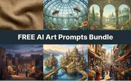 Free AI Art Prompts Bundle Feature Image