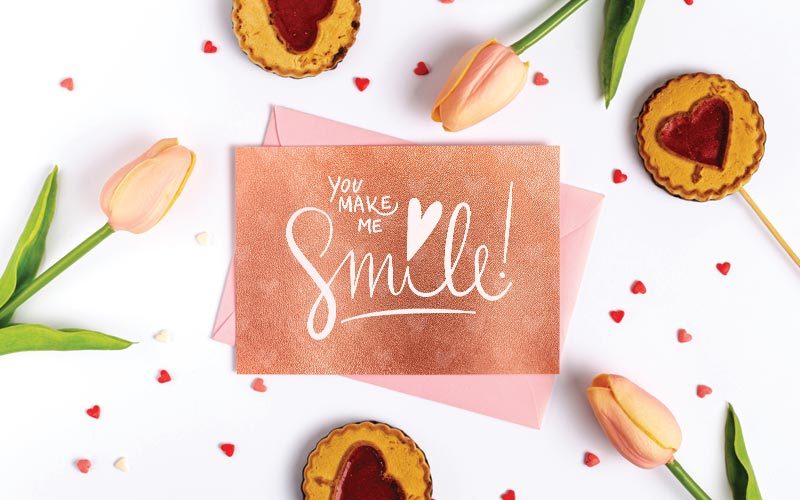 rose gold texture envelopes