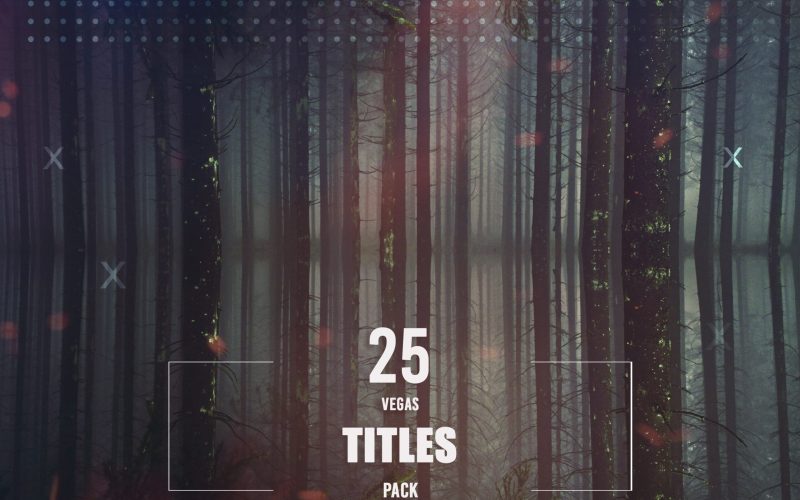 25 Vegas Animated Titles Pack - Video Effects